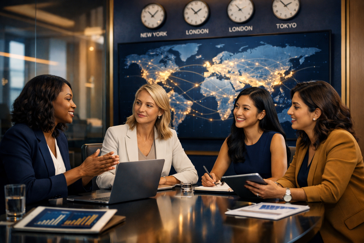 women sharing knowledge