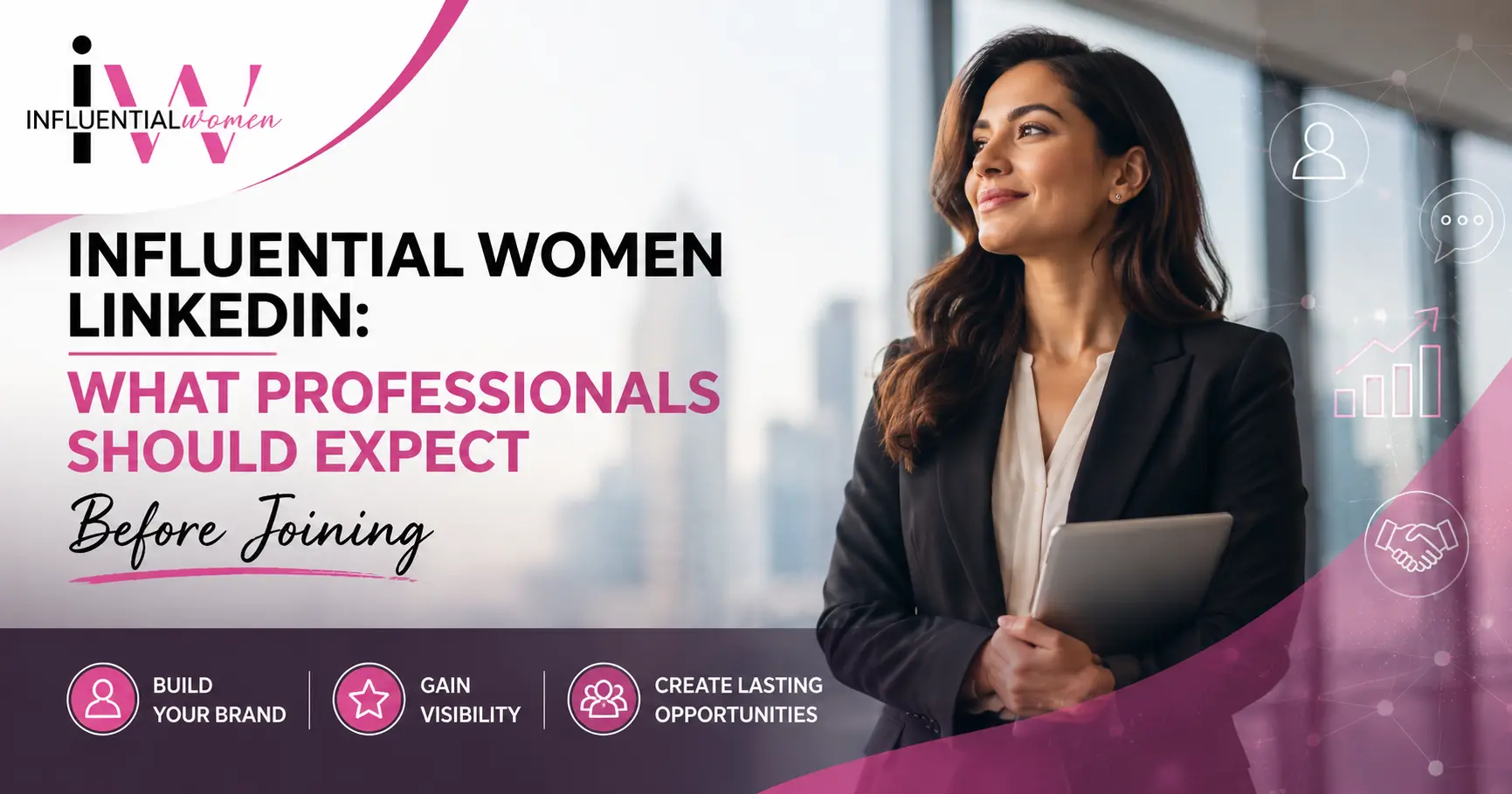 Influential Women LinkedIn for professional networking