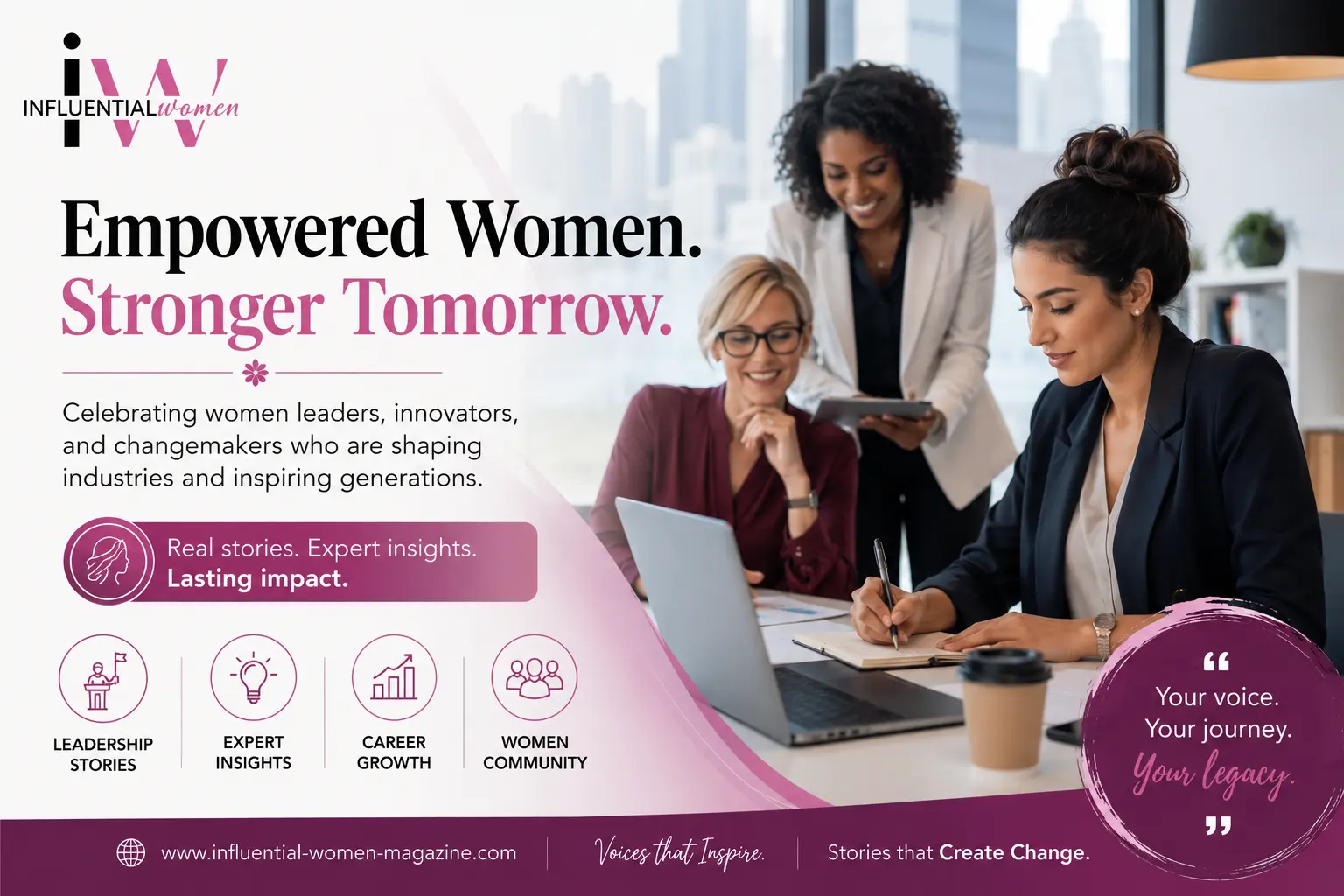 Influential Women Magazine empowering professional women