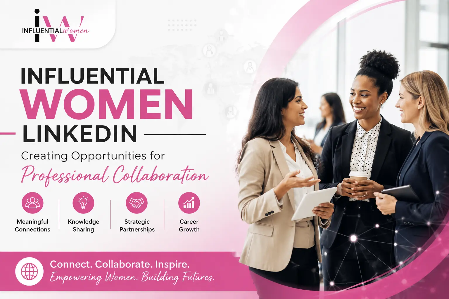 Influential Women LinkedIn Network
